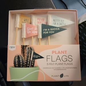 Felt Plant Flags Set